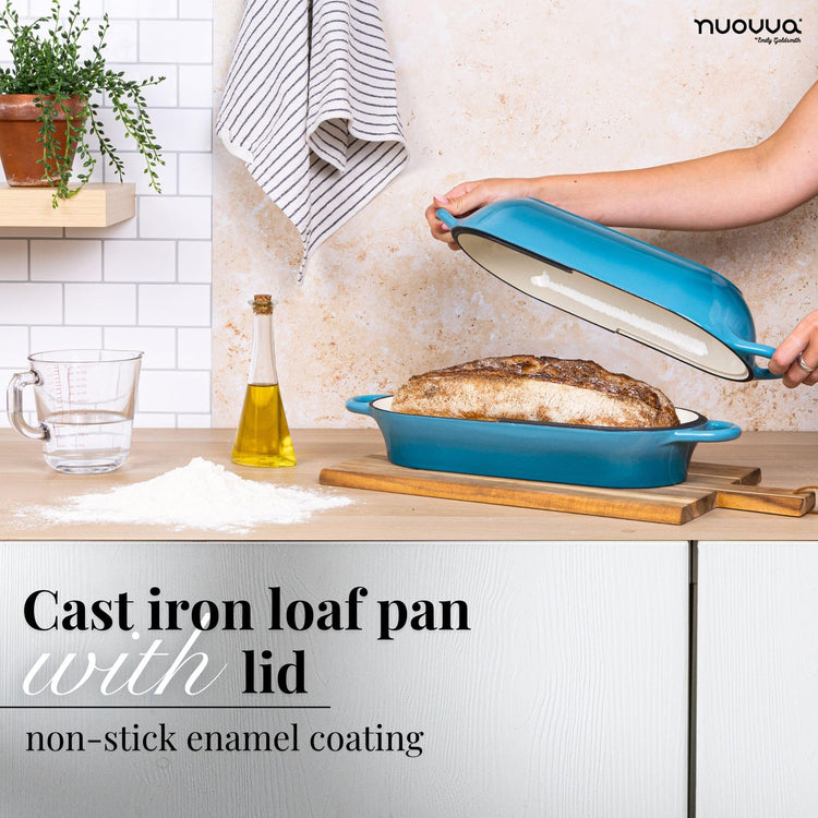 Enamelled Cast Iron Bread Loaf Pot