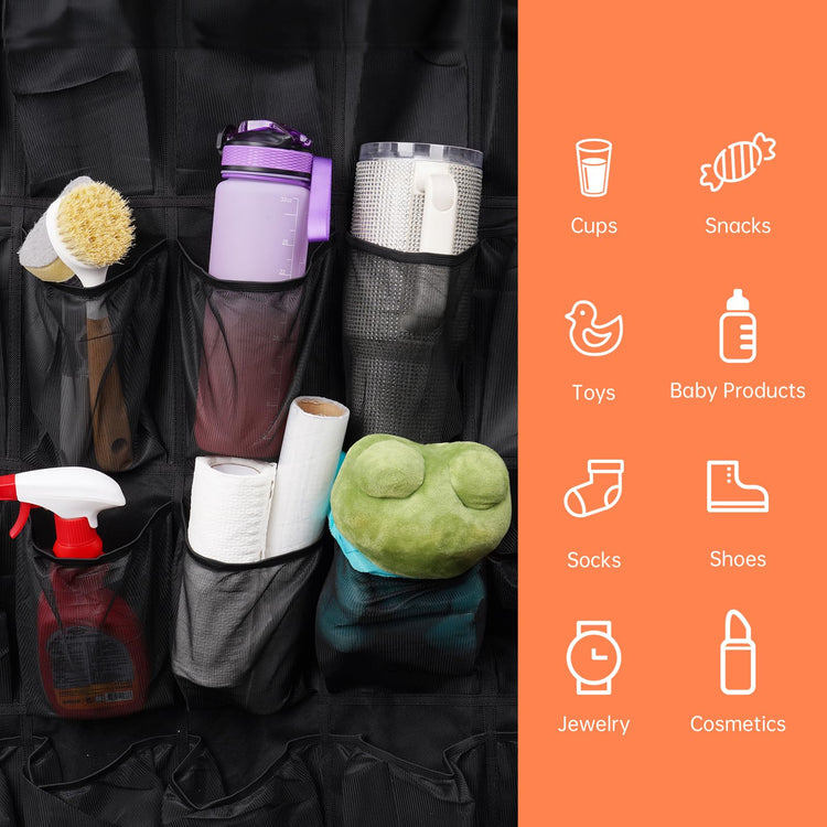 35 Pockets Door Hanging Cup Organizer Fit for Stanley Tumbler (35 Count)