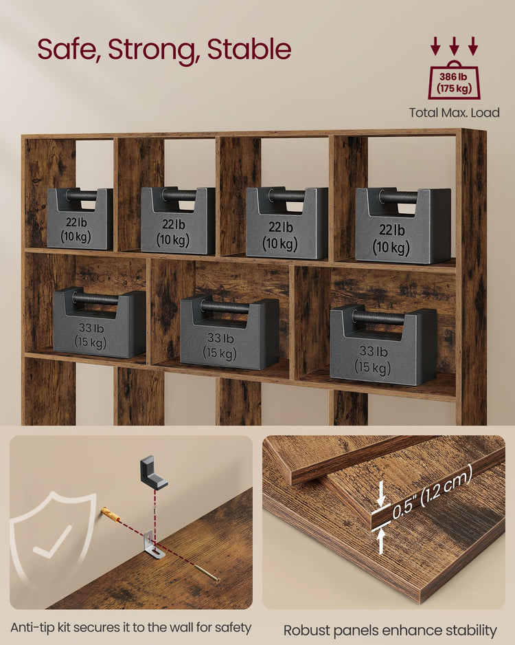 Bookcase Open Storage Shelf
