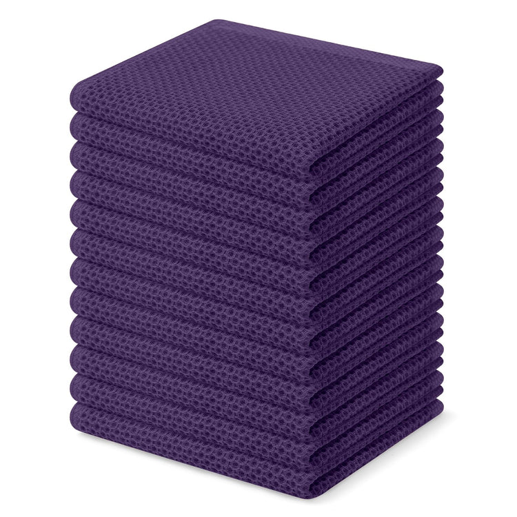 100% Cotton Waffle Weave Kitchen Dish Cloths 12 (12 Count)
