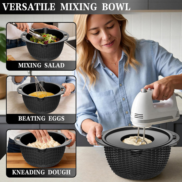 4 1 Colander with Bowl Set