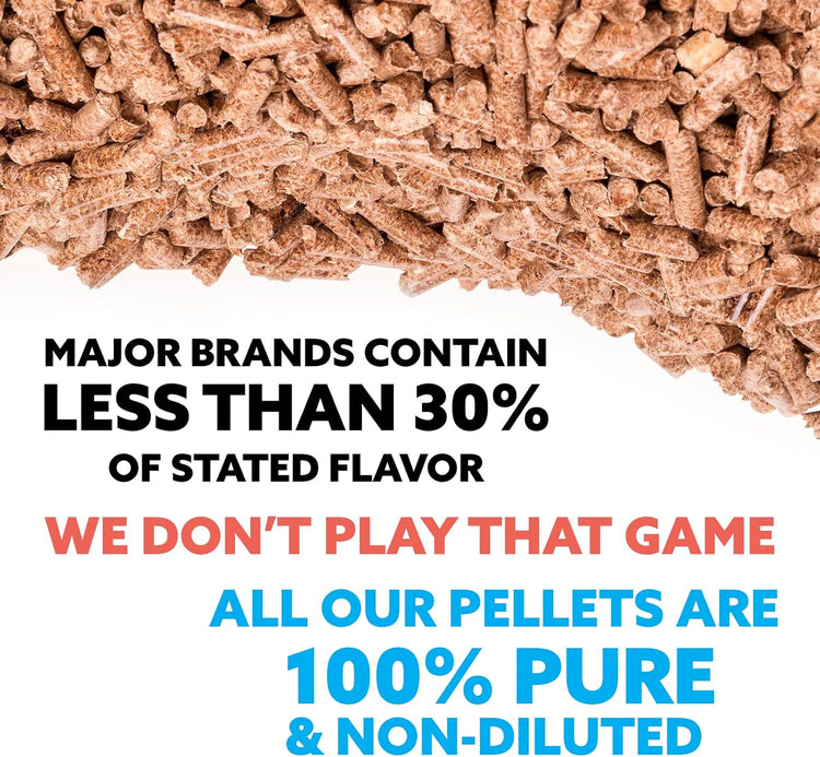 Kona Wood Pellets All Variety Pack, Intended for Ninja Woodfire Outdoor Grill, Wood Fire Oven & Smoker, 8, 1lb Resealable Bags