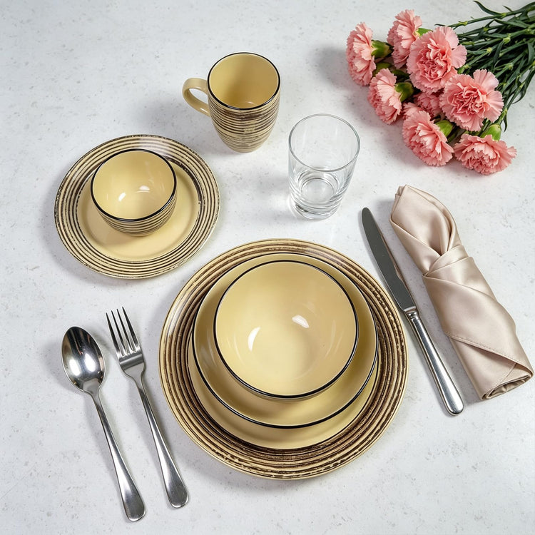 HomeVss 48 Piece Dinnerware Set