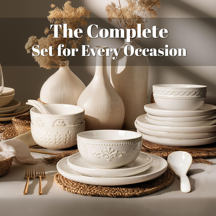 Plates And Bowls Sets (16 Count)