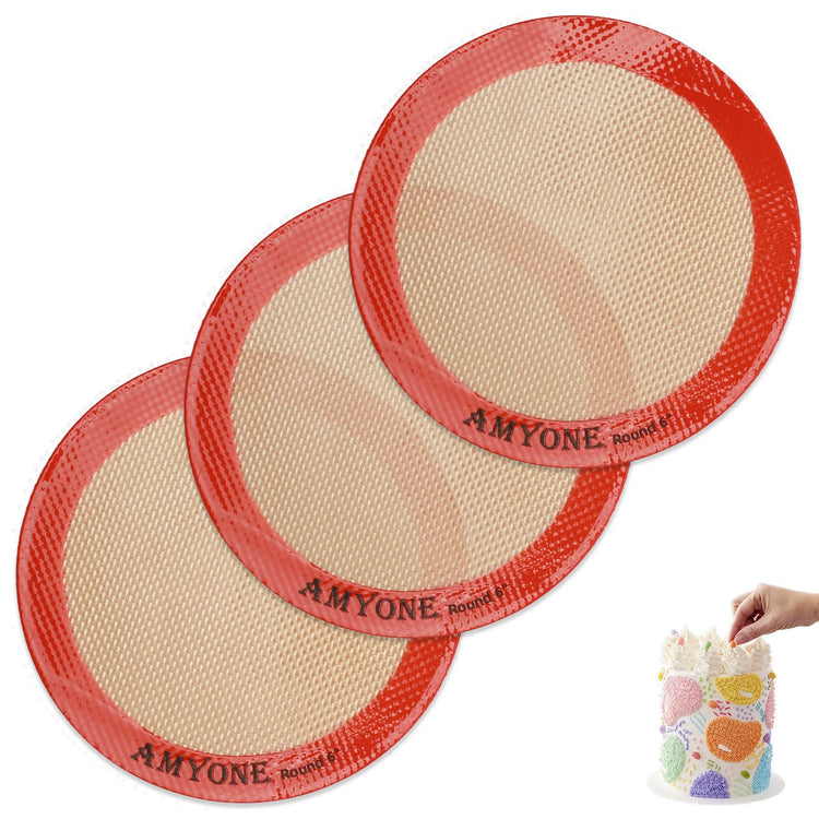 6 Inch Round Baking Mats
