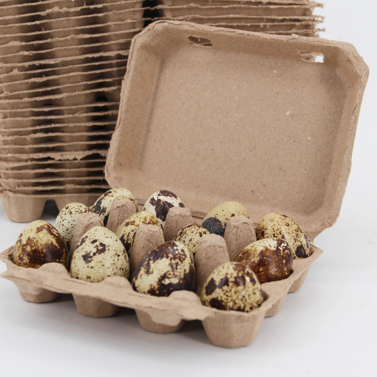 30 Pcs Quail Egg Cartons Paper Pulp Egg Basket (30 Count)