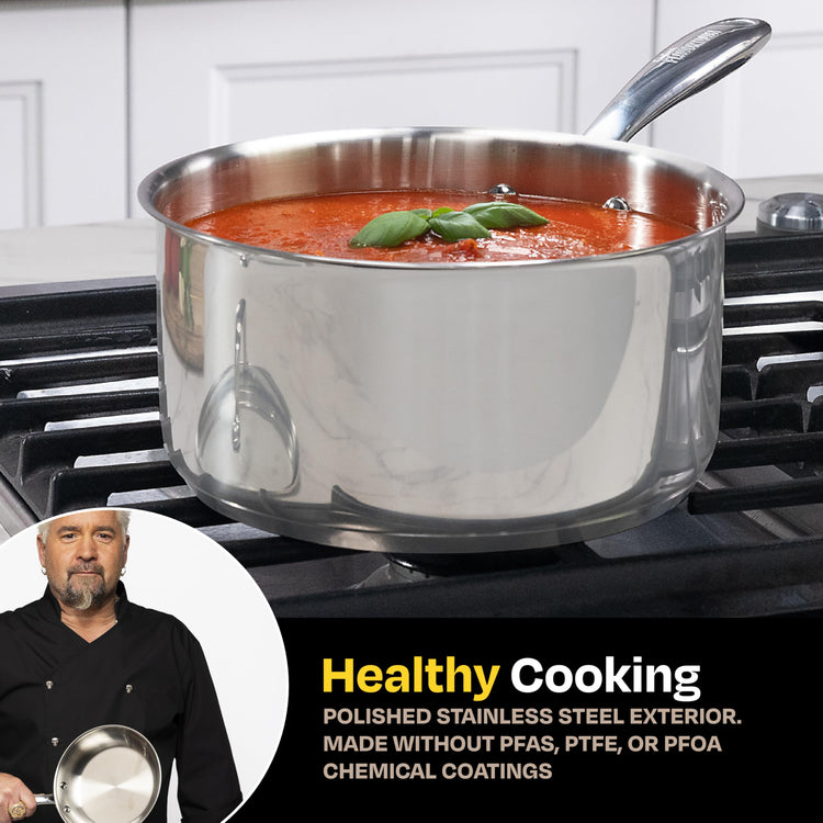 3.2 Quart Stainless Steel Sauce Pan