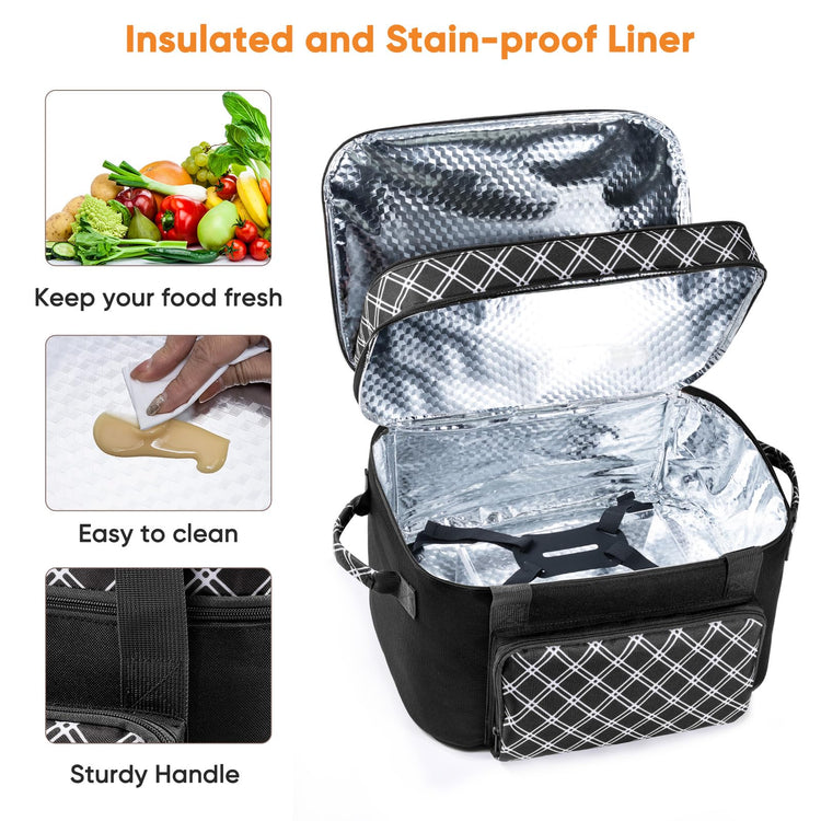 Double Layer Slow Cooker Carrier Bag