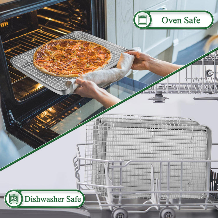 16 Inch Baking Sheet Pan and Cooking Rack