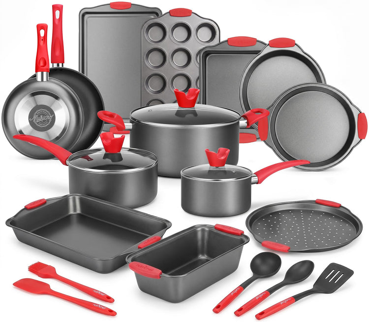 21 Piece Nonstick Cookware Set