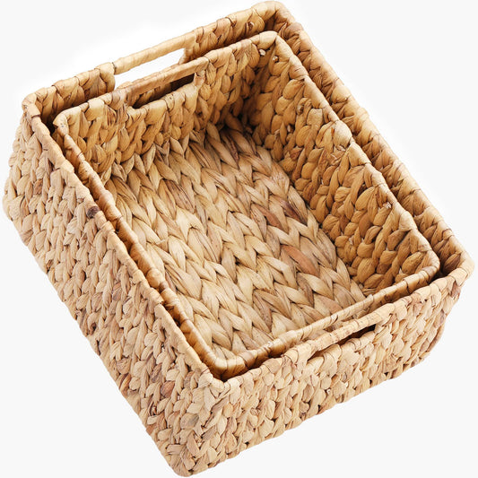 Water Hyacinth Storage Baskets (2 Count)