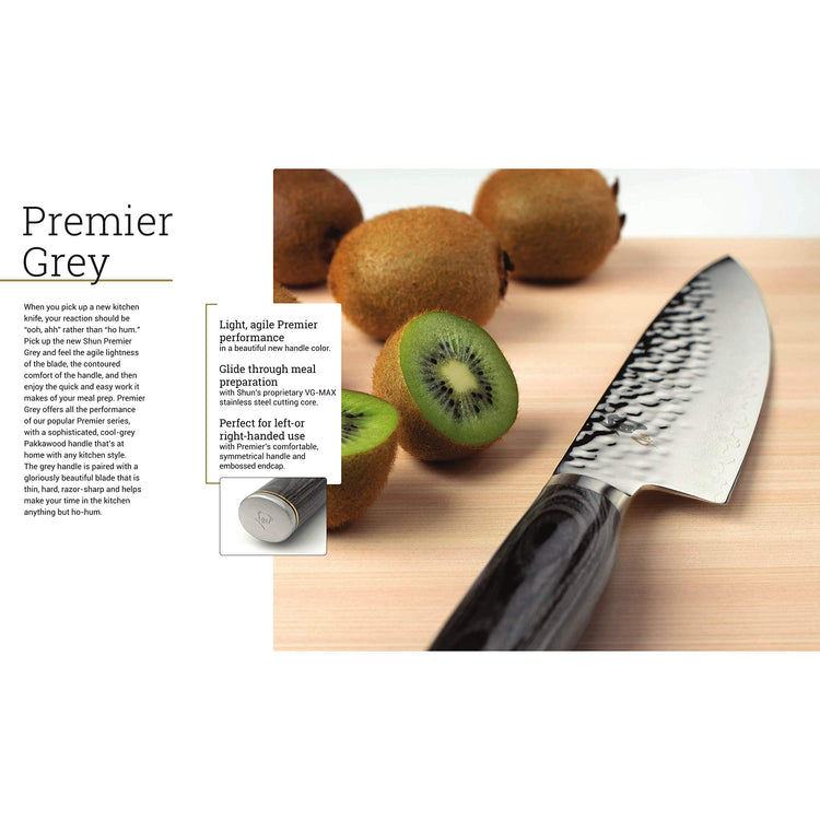 Premier Grey 7" Santoku Knife