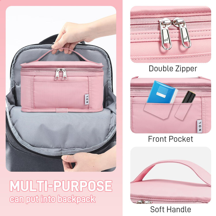 NOL Small Lunch Bag Mini Lunch Box Insulated Lunch Bag for Men