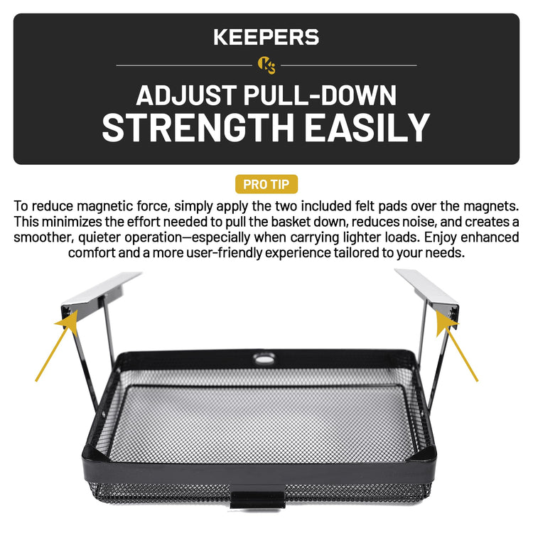 KEEPERS Under Desk Drawer Slide Out