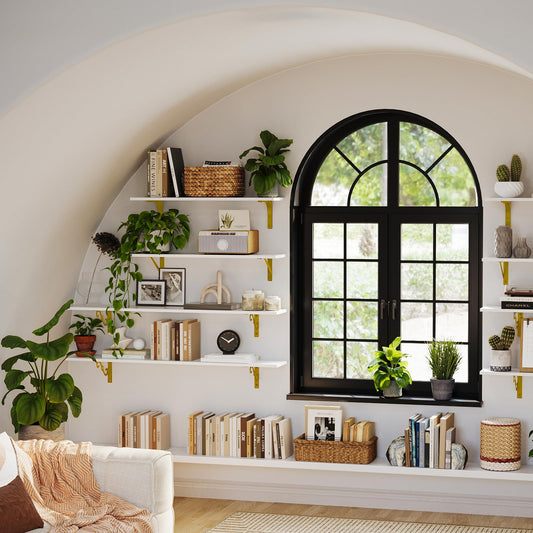 Long Wall Shelves (4 Count)