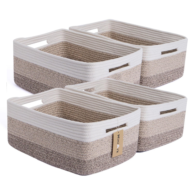 Large Storage Baskets for Organizing (4 Count)