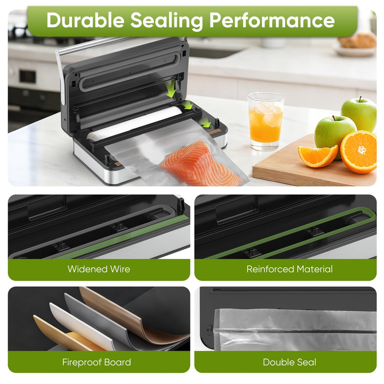 85Kpa Food Vacuum Sealer with Digital Timer