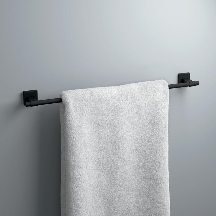 Towel Rack 24 Inch Matte Black Towel Bar for Bathroom
