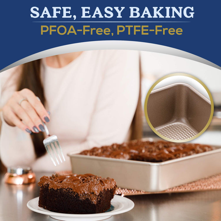 9x13 Inch Cake Baking And Brownie Pan