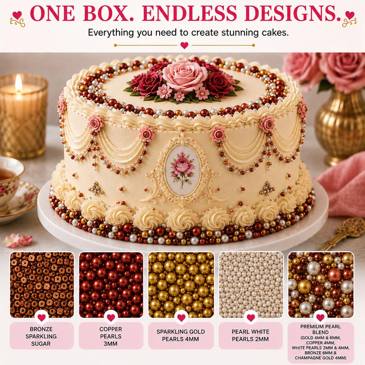 Sprinkle Mix Edible Gold (5 Ounce)