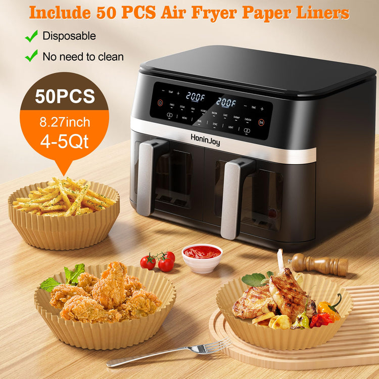 12QT Large Dual Basket Air Fryer 12
