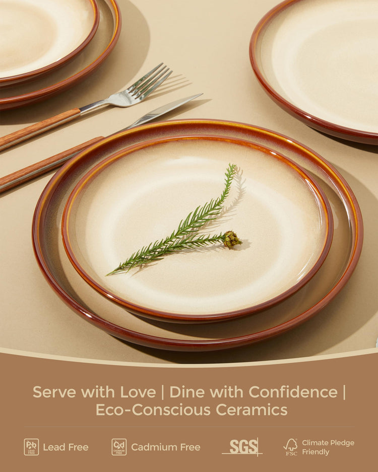 Stoneware Dinnerware Sets for 4
