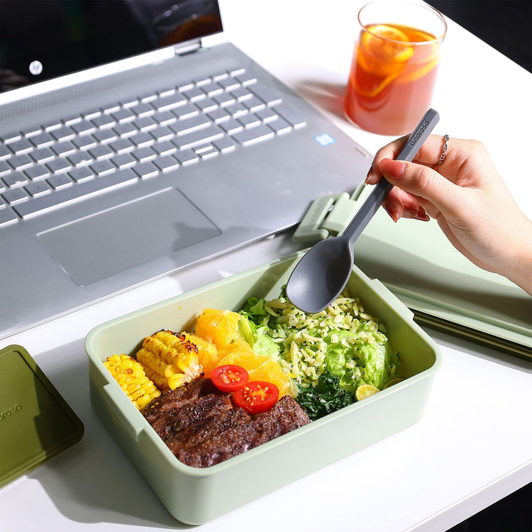Stackable 2 Tier Adult Bento Box