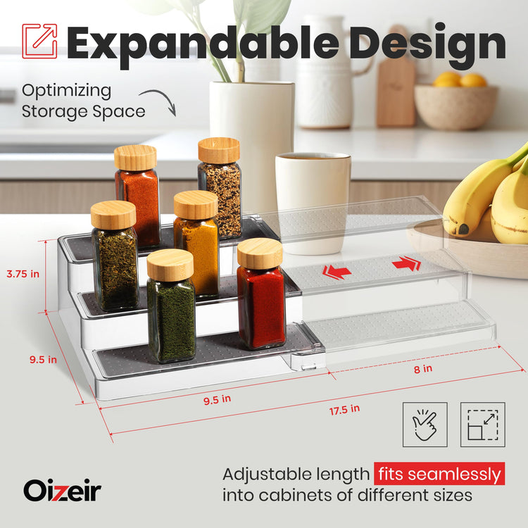 Expandable Spice Organizer Rack