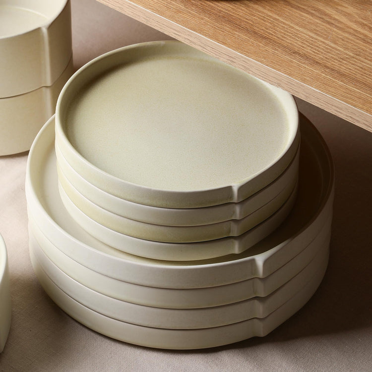 Bao 4 Piece Salad Plate Set Stoneware