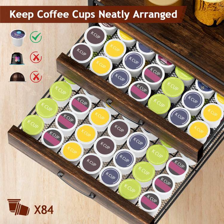 Coffee Syrup Rack Organizer