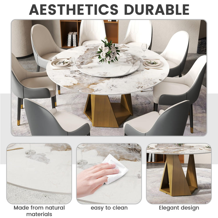 9 Piece Dining Table Chairs Set