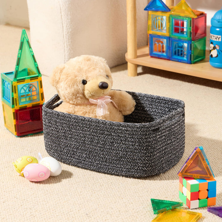 Small Storage Baskets for Organizing (3 Count)