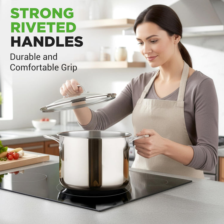 8 Quart Stainless Steel Stock Pot