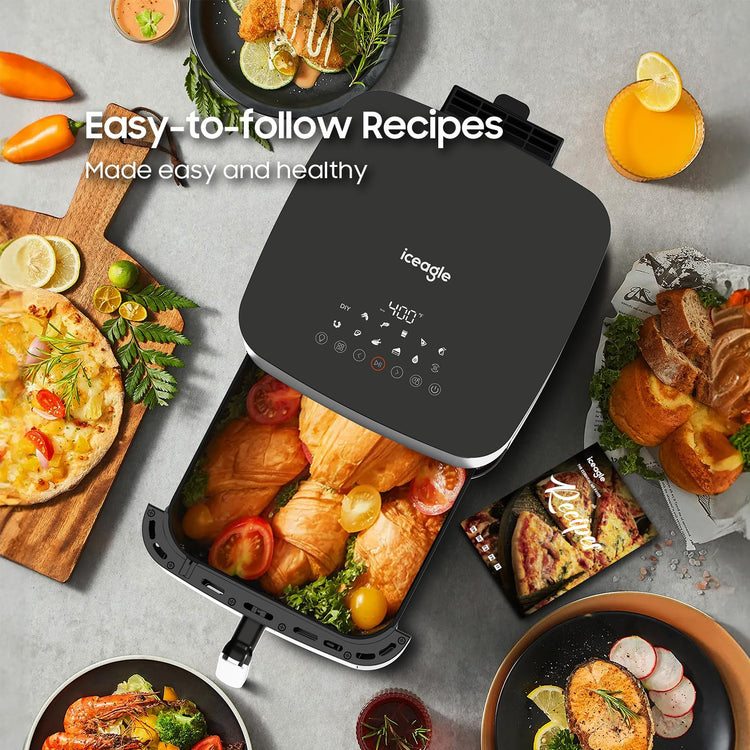 Stainless Steel Air Fryer 9 Quart