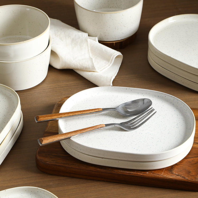 Cairo 24 Piece Dinnerware Set Stoneware