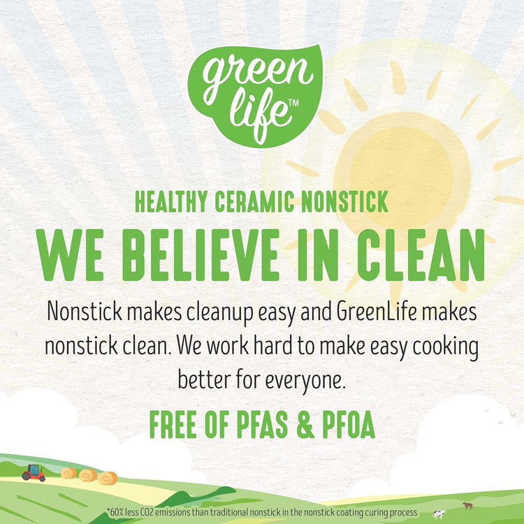 GreenLife 20” Extra Large Electric Griddle, Non-Toxic PFAS-Free Ceramic Nonstick, Temperature Control, Quick Even Heating, Removable Drip Tray, Pancakes, Eggs, Sausage, Easy Clean, Pink