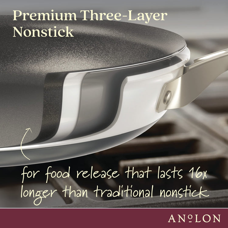 Achieve Hard Anodized Nonstick Frying Pan