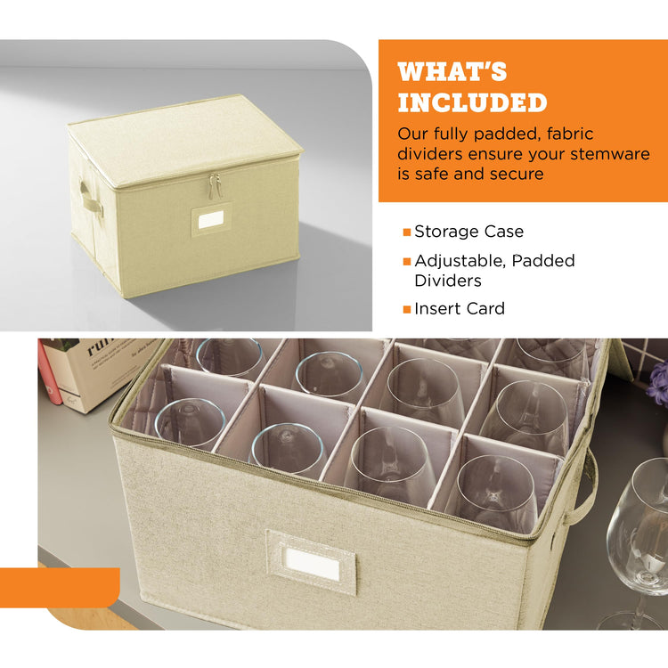 Wine Glass Storage Case