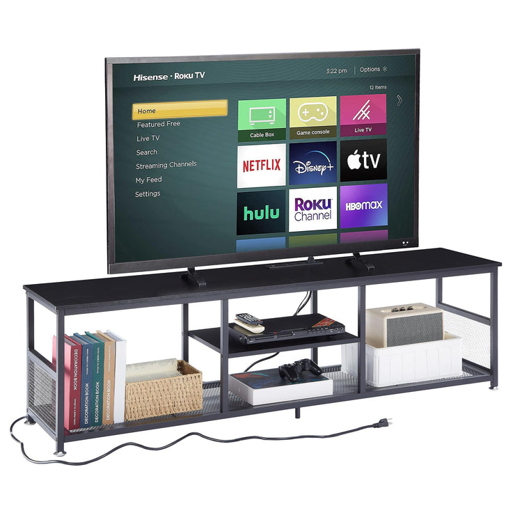 TV Stand with Power Outlets for Televisions up to 75Inch
