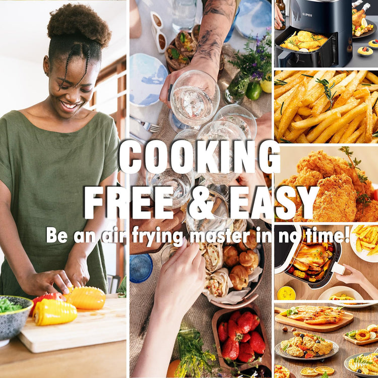 Air Fryer Magnetic Cheat Sheet Set