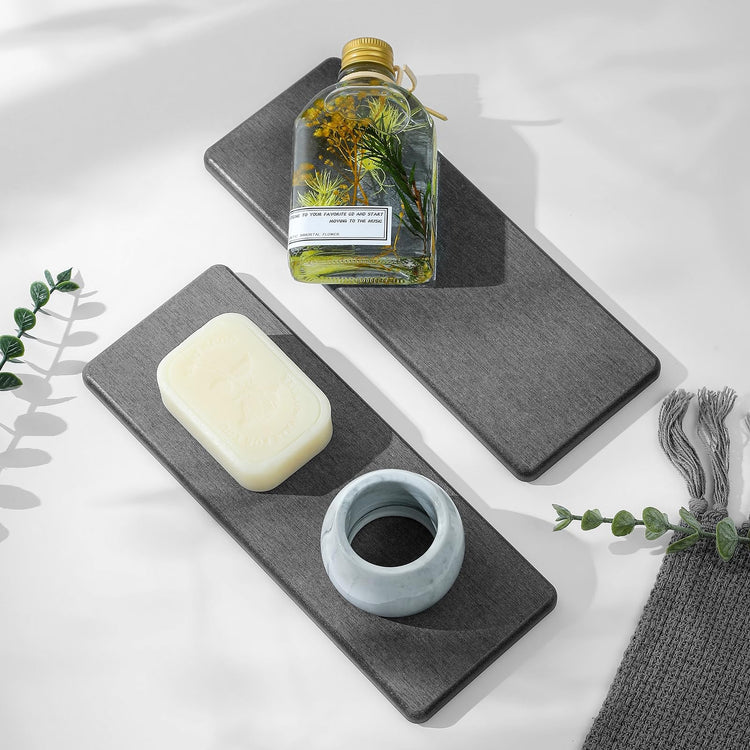 2PCS Bathroom Trays (2 Count)