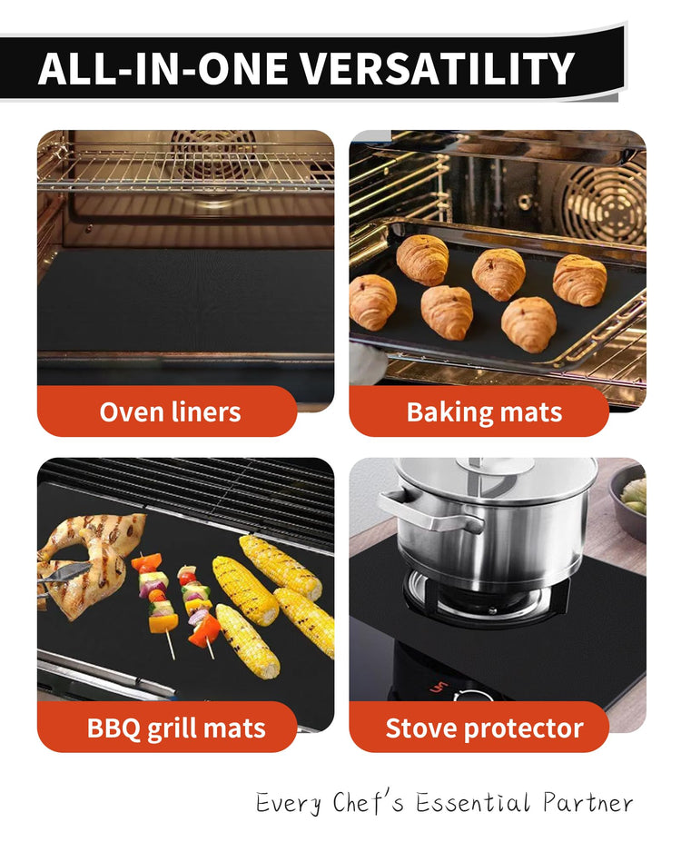 3 Pack Oven Liners for Bottom of Oven (3 Count)