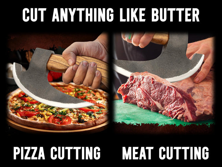 Handmade Viking Pizza Cutter Pizza Axe