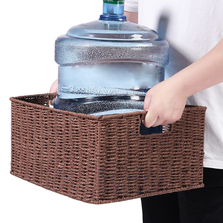 Large Woven Storage Baskets (2 Count)