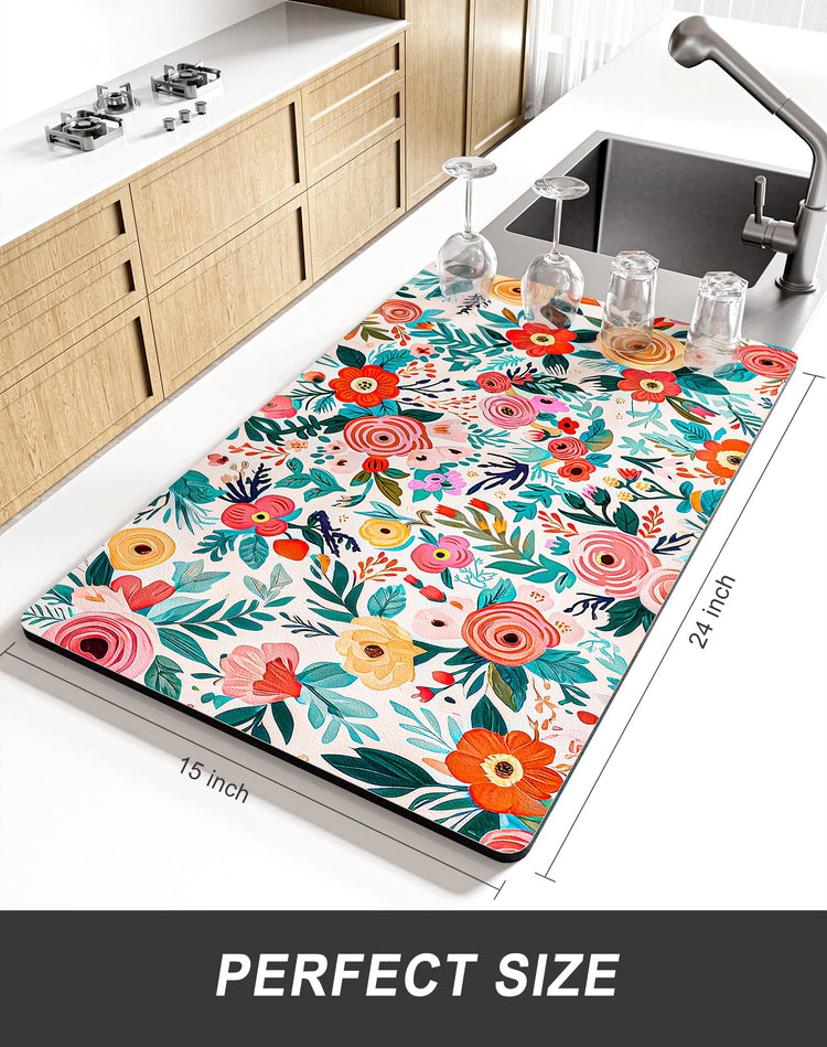 Dish Drying Mat for Kitchen Counter
