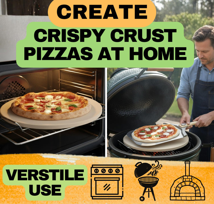 Round Pizza Stone for Oven 16 inch