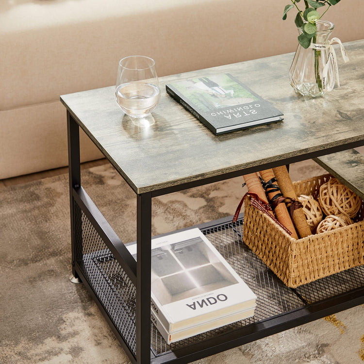 TV Stand for Televisions up to 80 Inch 70" Entertainment Center with Open Storage Shelves for Living Room