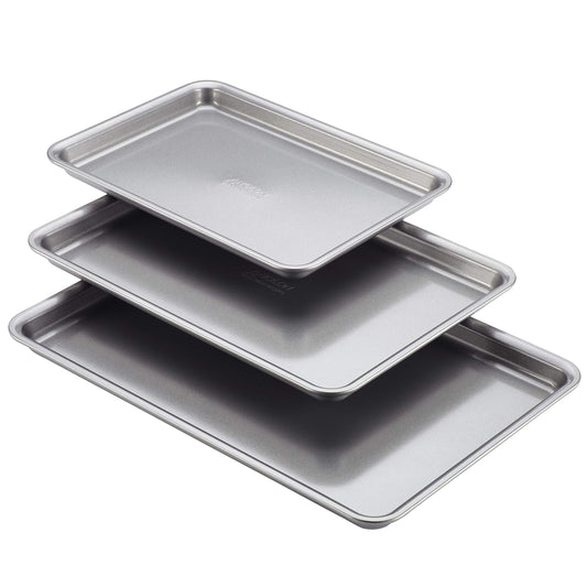 Gourmet Nonstick Bakeware Set with Nonstick Cookie Sheets (3 Count)