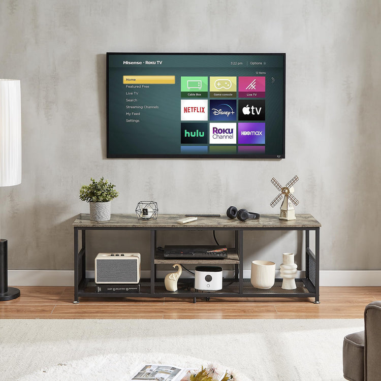 TV Stand with Power Outlets for Televisions up to 65Inch
