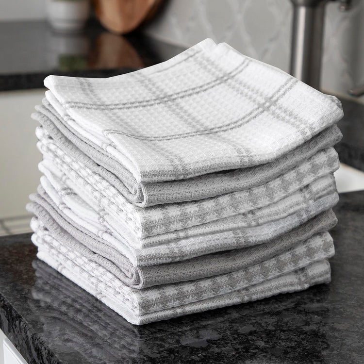 Premium Waffle Dish Cloths (8 Count)